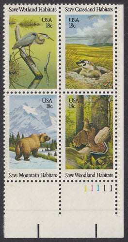 # 1921-24 (1981) Wildlife Habitat - PB, LR #11111, MNH