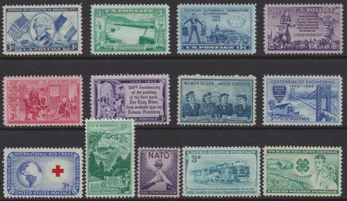 1952 Year Set of Commemorative Postage Stamps