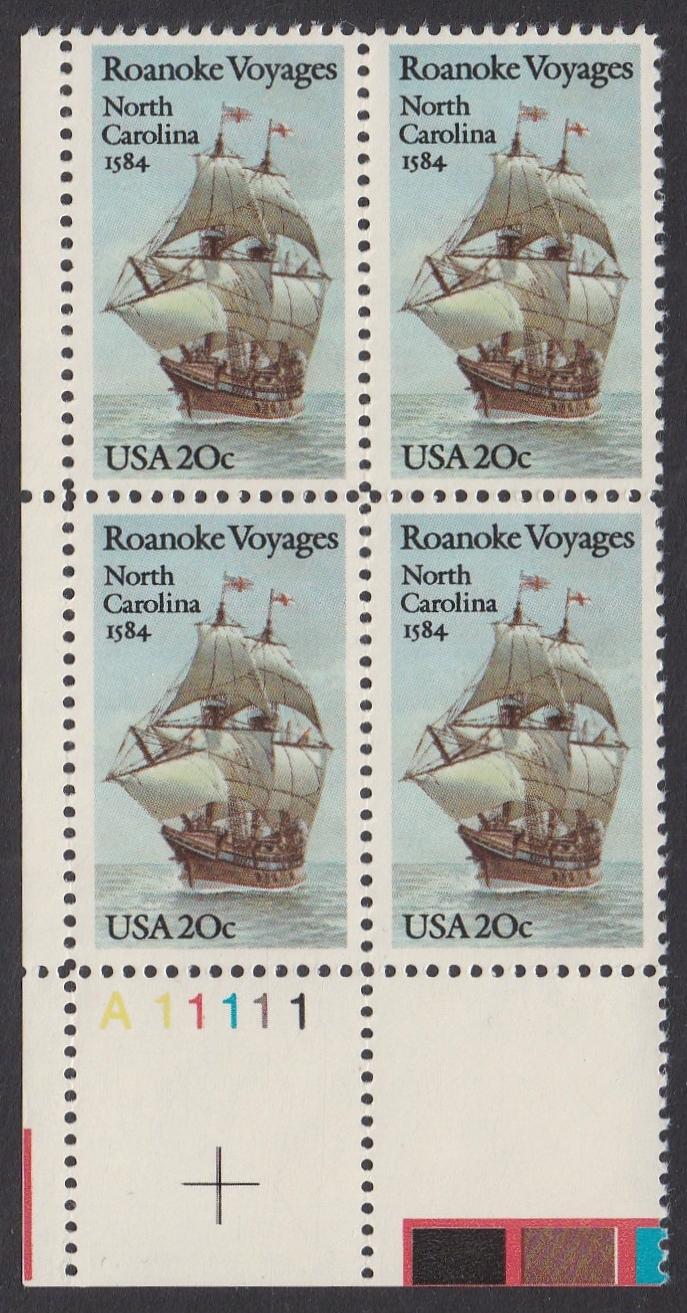 # 2093 (1984) Roanoke - PB, LL #A11111, MNH