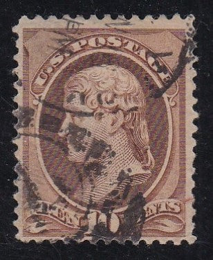 # 209 (1882) Jefferson - Sgl, Used [4]