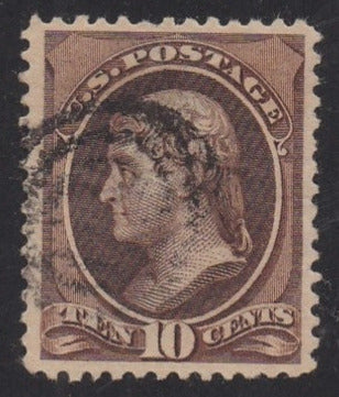 # 209 (1882) Jefferson - Sgl, Used, VF/XF [2]