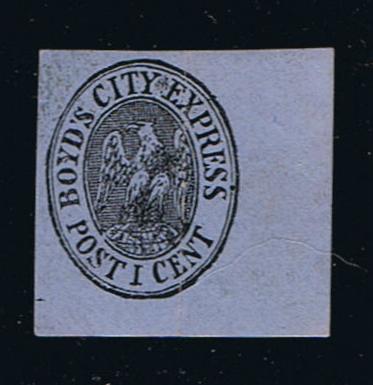 # 20L25 (1866) Boyd’s Local Post - Sgl, MNH [1]