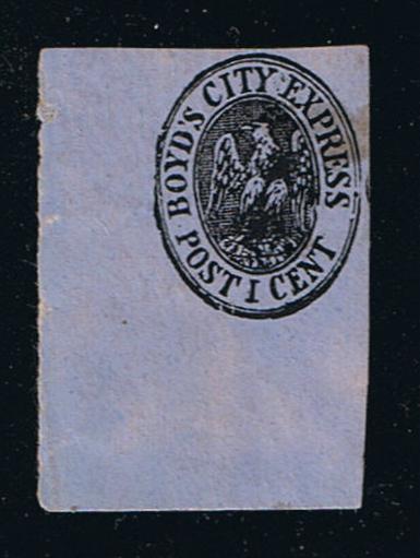 # 20L25 (1866) Boyd’s Local Post - Sgl, MNH [2]