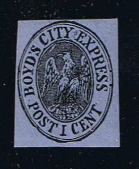 # 20L25 (1866) Boyd’s Local Post - Sgl, MNH [6]