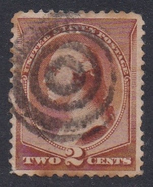 # 210 (1883) Washington - Sgl, Used, VF, Bullseye cncl