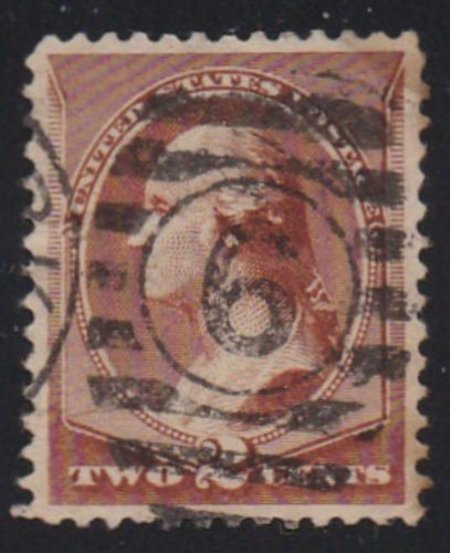 # 210 (1883) Washington - Sgl, Used, VF [2]