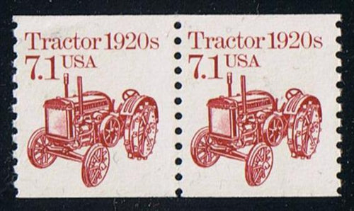 # 2127 (1987) 1920's Tractor - Coil pr, MNH