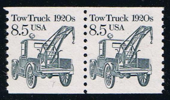 # 2129 (1987) 1920's Tow Truck - Coil pr, MNH