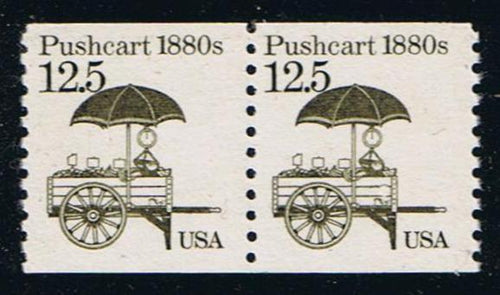 # 2133 (1985) 1880's Pushcart, Lumin - Coil pr, MNH