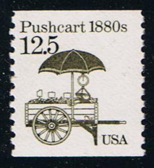 # 2133 (1985) 1880's Pushcart, Lumin - Coil sgl, MNH