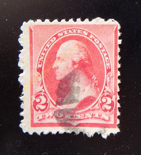 # 220a (1890) Washington - Sgl, Used, Cap on 2 [4]