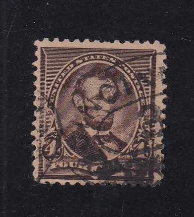 # 222 (1890) Lincoln - Sgl, Used [1]