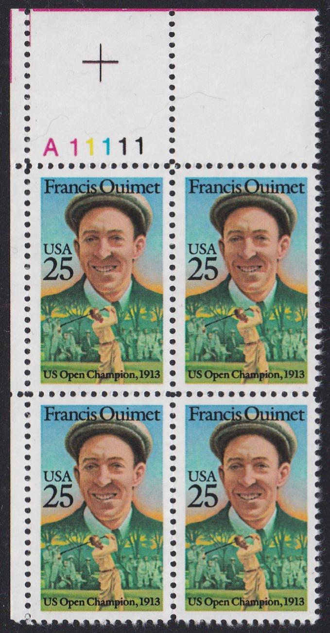 # 2377 (1988) Ouimet, Golf - PB, UL #A11111, MNH