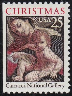 # 2427a (1989) Madonna and Child - Bklt sgl, MNH