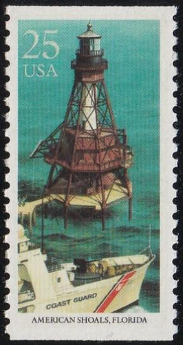 # 2473 (1990) Lighthouses, FL - Bklt sgl, MNH