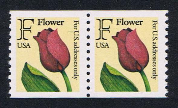 # 2518 (1991) F, 6th Transition Rate - Coil pr, MNH