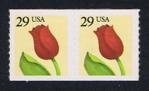 # 2525 (1991) Flower - Coil pr, MNH