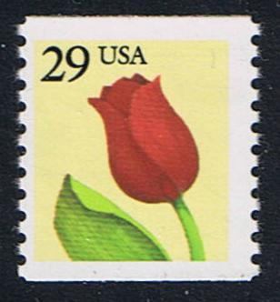 # 2526 (1992) Flower - Coil sgl, MNH