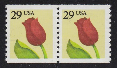 # 2526 (1992) Flower - Coil pr, MNH