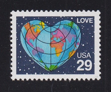 # 2535 (1991) Love, Earth - Sgl, MNH