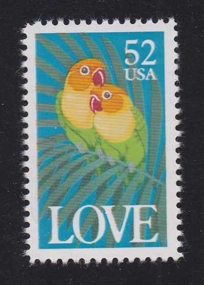 # 2537 (1991) Love Birds - Sgl, MNH