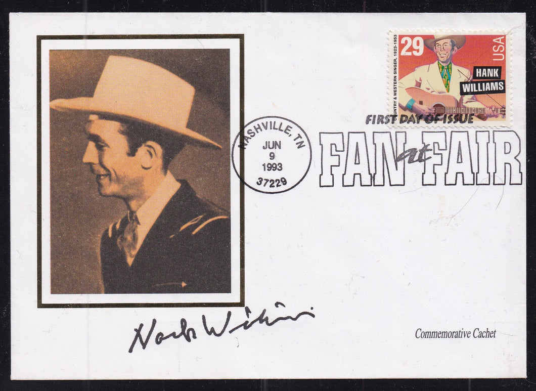 # 2723A (1993) Hank Williams, Perf 11.2x11.5 - Williams Estate FDC