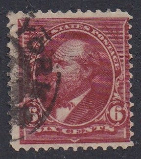 # 282 (1898) Garfield, claret - Sgl, Used, VG [1]