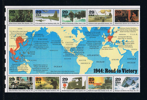 # 2838 (1994) WW II, 1944 - BK/10, MNH