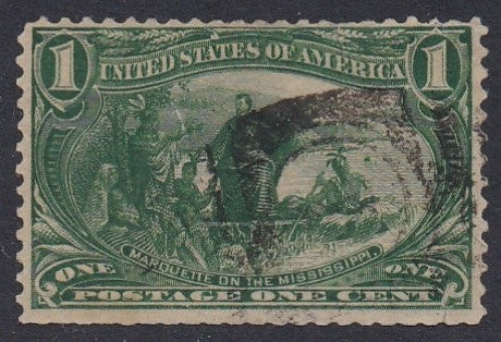 # 285 (1898) Mississippi - Sgl, Used, fault