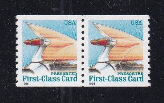 # 2909 (1995) Tail Fin - Coil pr, XF MNH