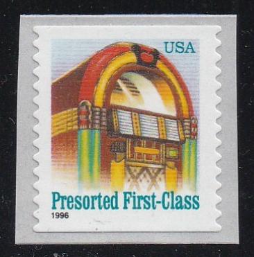 # 2912A (1996) Juke Box - Coil sgl, MNH