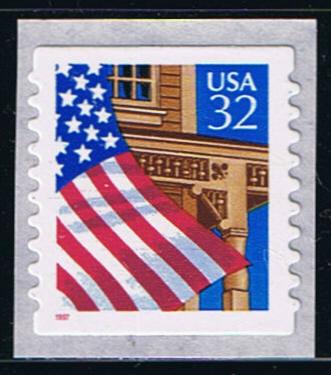 # 2915D (1997) Flag over Porch, 10/10 - Coil sgl, MNH