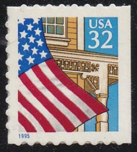 # 2920 (1995) Flag over Porch - Bklt sgl, MNH