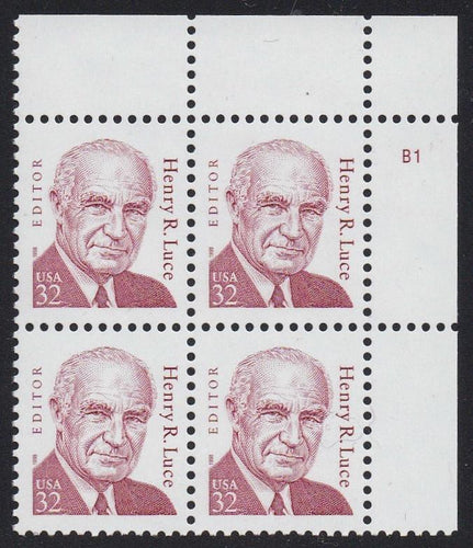 # 2935 (1998) Luce, Lake, GSP tag, SG, perf 11.2  - PB, UR #B1, MNH