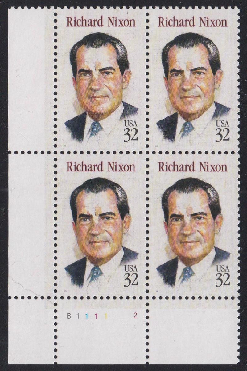 # 2955 (1995) Nixon - PB, LL #B1111-2, MNH