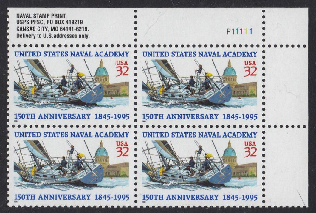 # 3001 (1995) Naval Academy - PB, UR #P11111, MNH