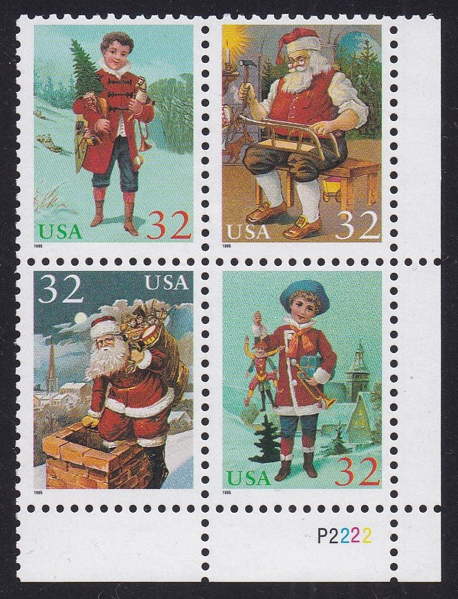 # 3004-07 (1995) Santa - PB, LR #P2222, MNH