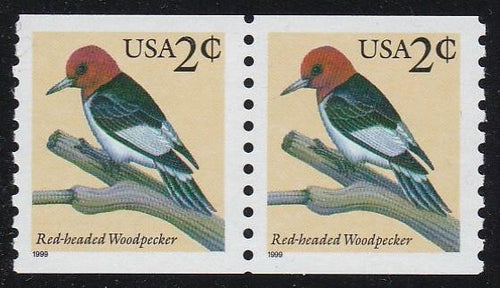 # 3045 (1999) Woodpecker - Coil pr, MNH