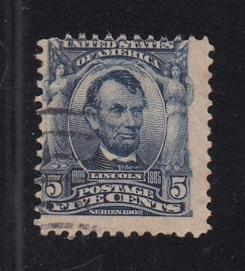 # 304 (1903) Lincoln - Sgl, Used [1]