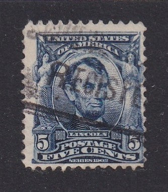 # 304 (1903) Lincoln - Sgl, Used [3]