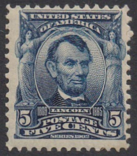 # 304 (1903) Lincoln - Sgl, MNH