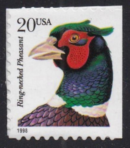 # 3050 (1998) Pheasant, Die Cut 11.2 - Bklt sgl, MNH