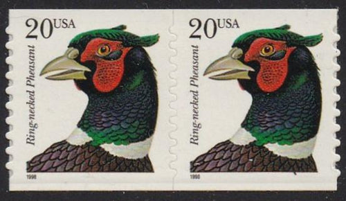 # 3055 (1998) Pheasant - Coil pr, MNH