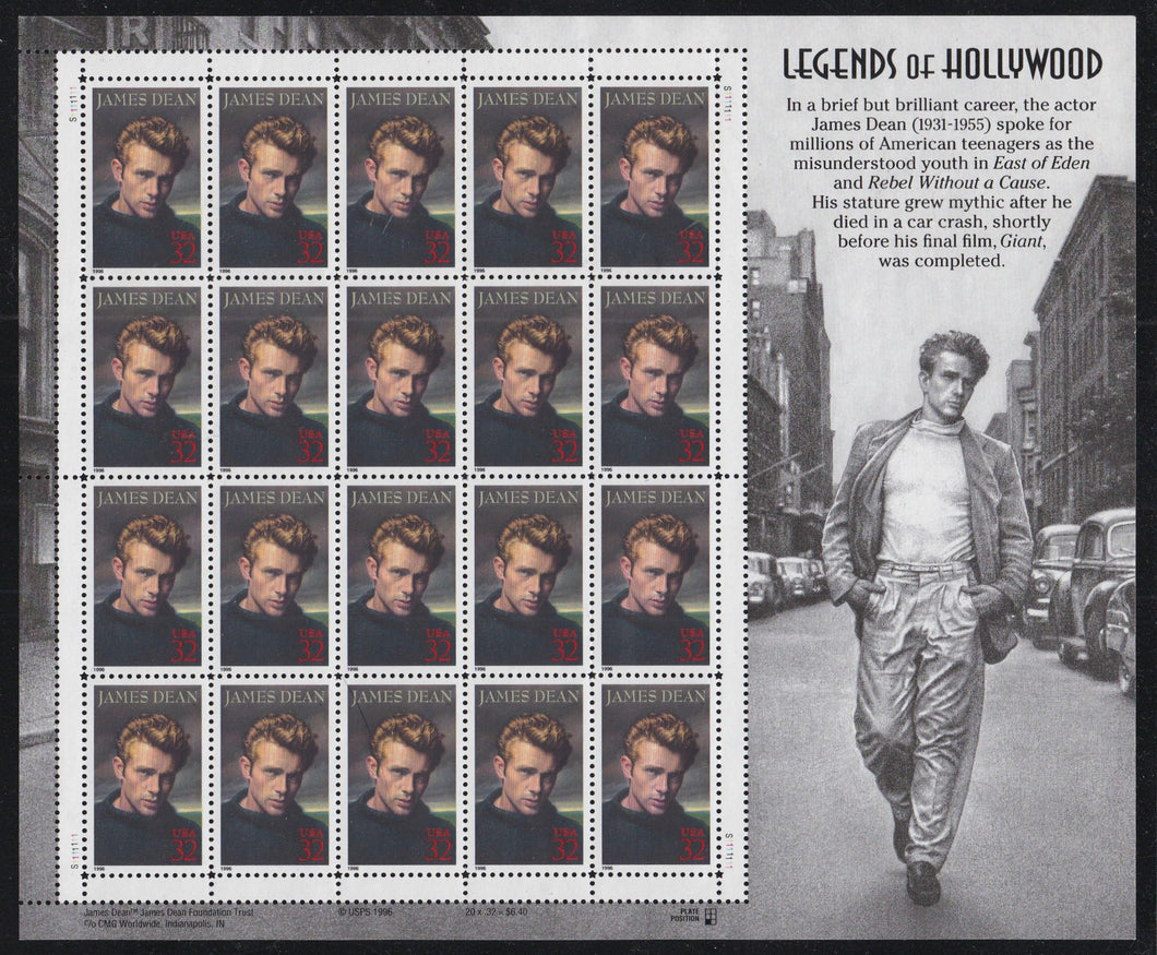 # 3082 (1996) James Dean - Pane, MNH