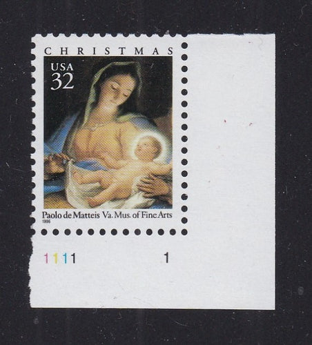 # 3107 (1996) Madonna - Plt sgl, LR #1111-1, MNH