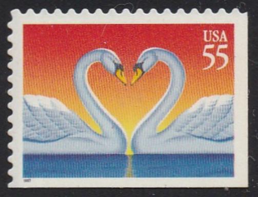 # 3124 (1997) Swans - Bklt sgl, MNH