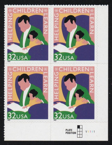 # 3125 (1997) Children Learning - PB, LR #V1111, MNH