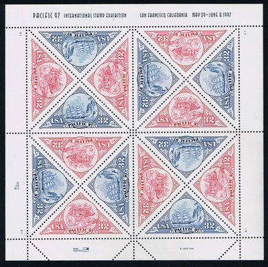 # 3130-31 (1997) Stamp Exposition - Pane, MNH