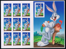 # 3137 (1997) Bugs Bunny, Valley/Peak - Pane, MNH