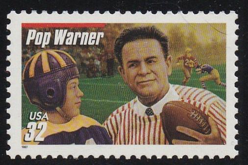 # 3149 (1997) Pop Warner, Football - Sgl, MNH